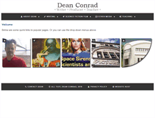 Tablet Screenshot of deanconrad.com
